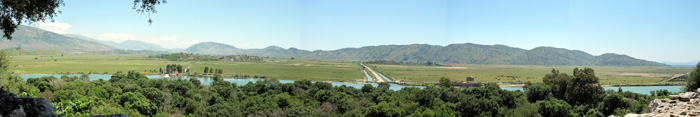 Facettenreiche Landschaft: Der Butrint Nationalpark schützt 86 Quadratkilometer (Foto: Eichner-Ramm)