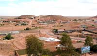 Blick von The Big Winch auf Coober Pedy