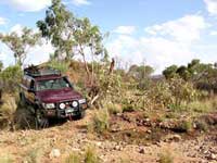 Für einige Strecken in den West MacDonnell Ranges ist ein Allradfahrzeug erforderlich