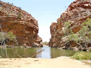 Natürlicher Pool mit Sandstrand: Ellery Creek Big Hole