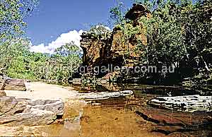 Idyllischer Platz zum Schwimmen, Wandern und Klettern: Umbrawarra Gorge Nature Park (Foto: NTTC)