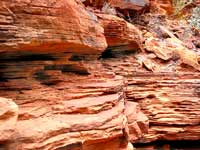 Sandsteinschichten im Kings Canyon