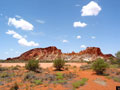 Blick auf das Rainbow Valley