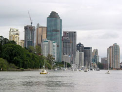 Brisbane: Skyline einer moderne Großstadt