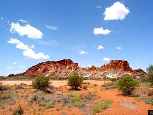 Geologisch interessant: Das Rainbow Valley