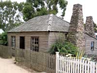 Nachbau eines Cottage in Soverign Hill