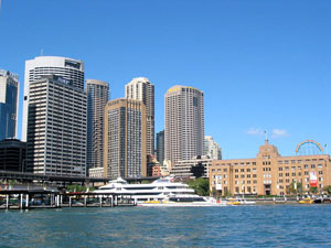 Das Circular Quay ist Drehscheibe für den Bootsverkehr auf dem Hafen