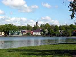 Blick auf die Stadt mit dem Turm der Weißen Dame (Foto: Eichner-Ramm)