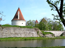 Blick über den Burggraben (Foto: Eichner-Ramm)