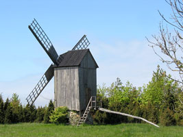 Windmühle bei Koguva auf der Insel Muhu (Foto: Eichner-Ramm)