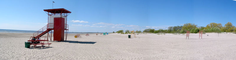 Bilderbuchsandstrand in Pärnu (Foto: Eichner-Ramm)