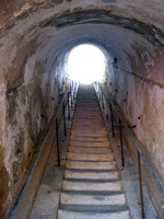 Treppe an der Zitadelle zum Aussichtspunkt Belvédère (Foto: Eichner-Ramm)