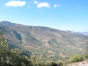 Ausblick auf dem Weg zur Lassithi-Hochebene