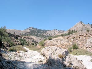Landschaft an der Mündung der Imbros-Schlucht