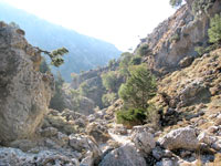 Landschaft in der Imbros-Schlucht