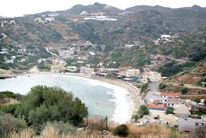 Blick auf die Ligariasbucht östlich von Agia Pelagia