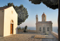 Kloster Preveli: Mönchs-Friedhof mit Kapelle und Beinhaus