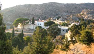Blick auf das Kloster Preveli
