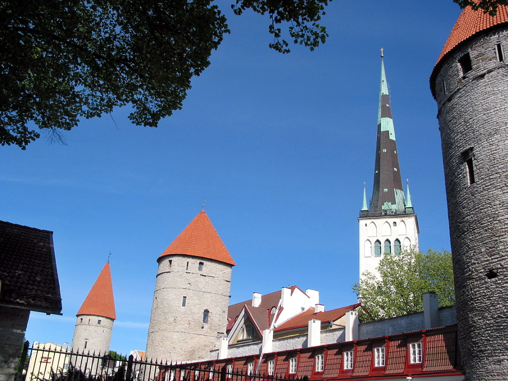 Türme der estnischen Hauptstadt Tallinn