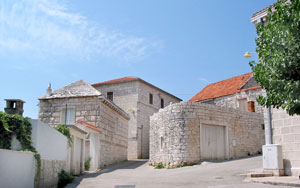 Traditionelle Steinarchitektur in Selca
