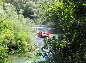 Rafting auf dem Cetina Rafting auf dem Cetina
