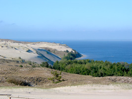 Blick aufs Haff von der Nagliai-Düne (Foto: Eichner-Ramm)