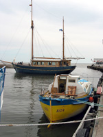 Hafen auf der Haffseite (Foto: Eichner-Ramm)