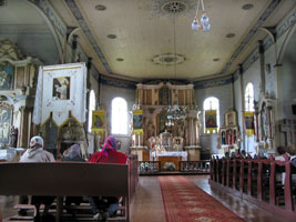 Gottesdienst in der Holzkirche von Plateliai (Foto: Eichner-Ramm)