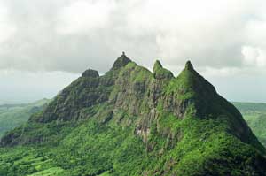 Wirken höher als sie sind: die Berge auf Mauritius