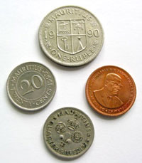 Münzen aus Mauritius