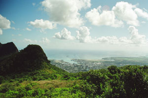 Blick auf die Hauptstadt Port Louis