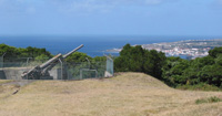 Geschütz auf dem Monte Brasil (Foto: Eichner-Ramm)