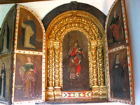 Tafelbilder in einem Flug des Convento de São Conçalo (Foto: Eichner-Ramm)