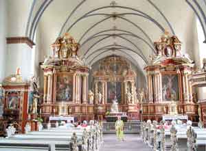 Altarraum der Klosterkirche Altarraum der Klosterkirche