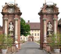 Eingangstor zum Schloss Corvey