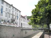 Nie fertiggestellt: der Kanal von Bad Karlshafen bis zum Rhein