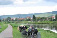Blick über die Weser nach Veckerhagen