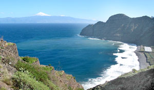 Blick auf die Bucht von Santa Catalina