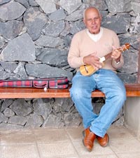 Die Einwohner von La Gomera sind musikalisch – selbst an der Bushaltestelle