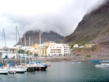 Hafen und Strand von Vueltas