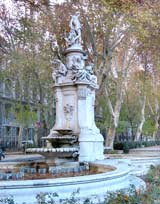 Gerne übersehen: Apollo-Brunnen am Paseo del Prado