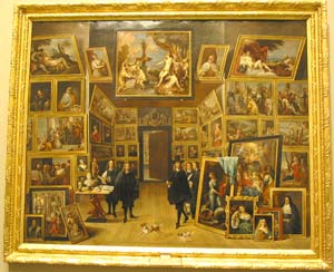 »Erzherzog Lepopold Wilhelm in seiner Galerie in Brüssel«: Beeindruckendes Gemälde von Teniers