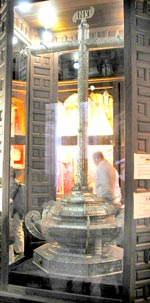 Filigransilberkreuz im Museum für religiöse Kunst in Icod