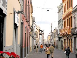 Altstadtgasse in San Cristóbal de La Laguna