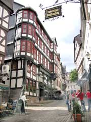 Die Reitgasse in Marburgs Altstadt