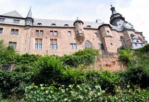 Vom Landgrafenschloss erhielt die Stadt Marburg ihren Namen