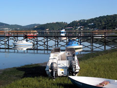 Boote auf der Lagune von Knysna (Foto: Eichner-Ramm)