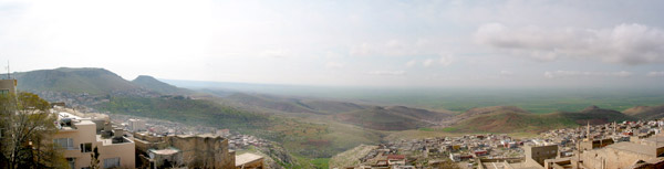 Aussicht auf die mesopotamische Ebene von der Altstadt Mardins