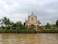 Die katholische Kirche ist weithin sichtbar